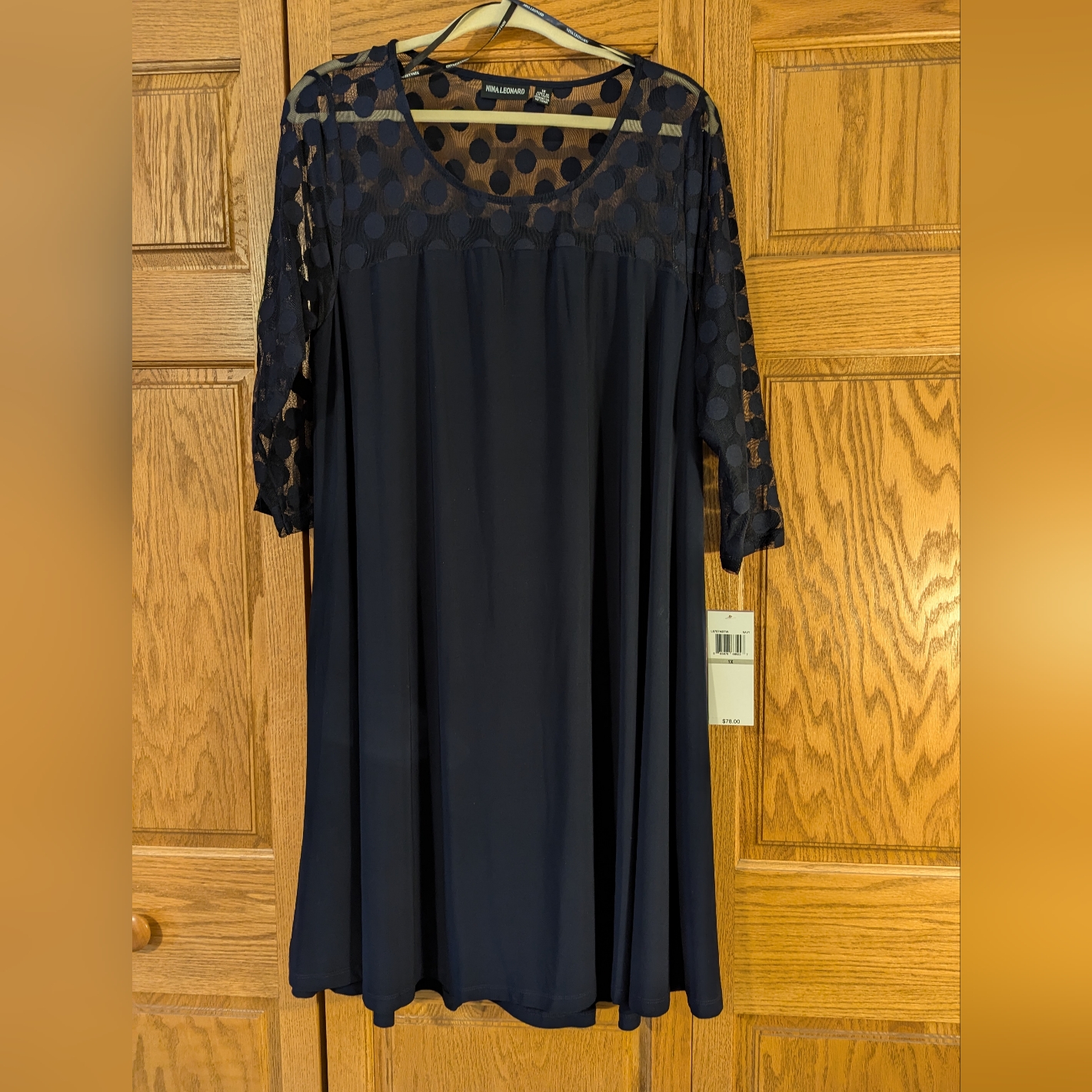 Navy Blue Women's 1xl Dress